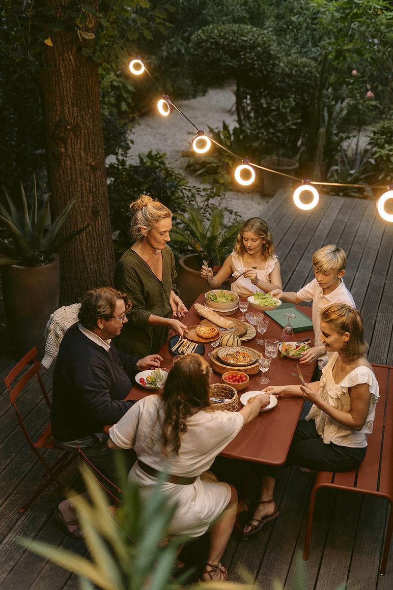 HOOPIK Lichterkette LED Outdoor 12 m