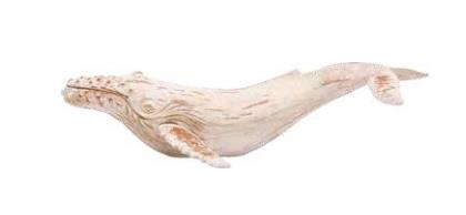 Dekofigur Wal L: 50cm H: 13cm Dekofigur Wal L: 50cm H: 13cm