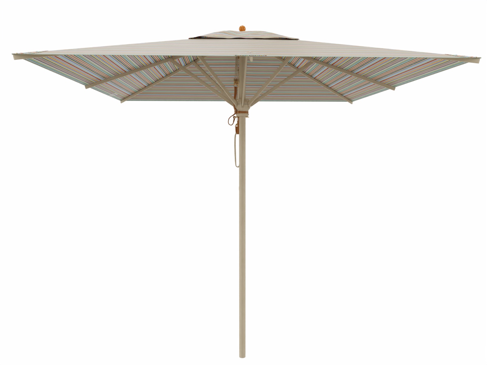 Schirm Klassiker 250 x 250 cm Acryltuch Multicolor mini mit Flaschenzug Schirm Klassiker 250 x 250 cm Acryltuch Multicolor mini mit Flaschenzug