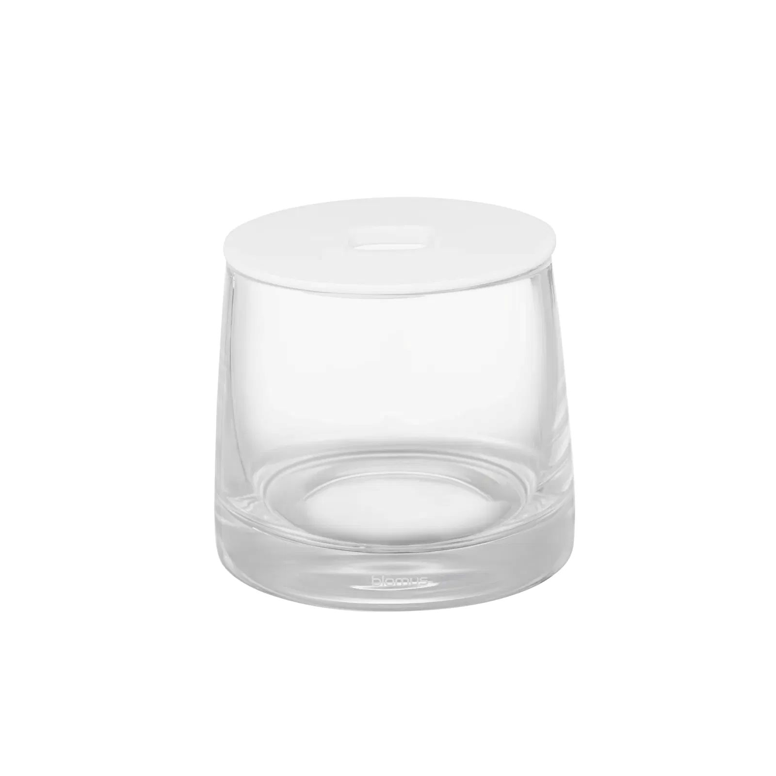 AVA Glasdose – Stilvolle Aufbewahrung für Badaccessoires Weiß