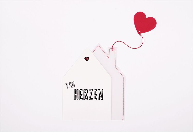 Hauspost Karte - Herz Hauspost Karte - Herz