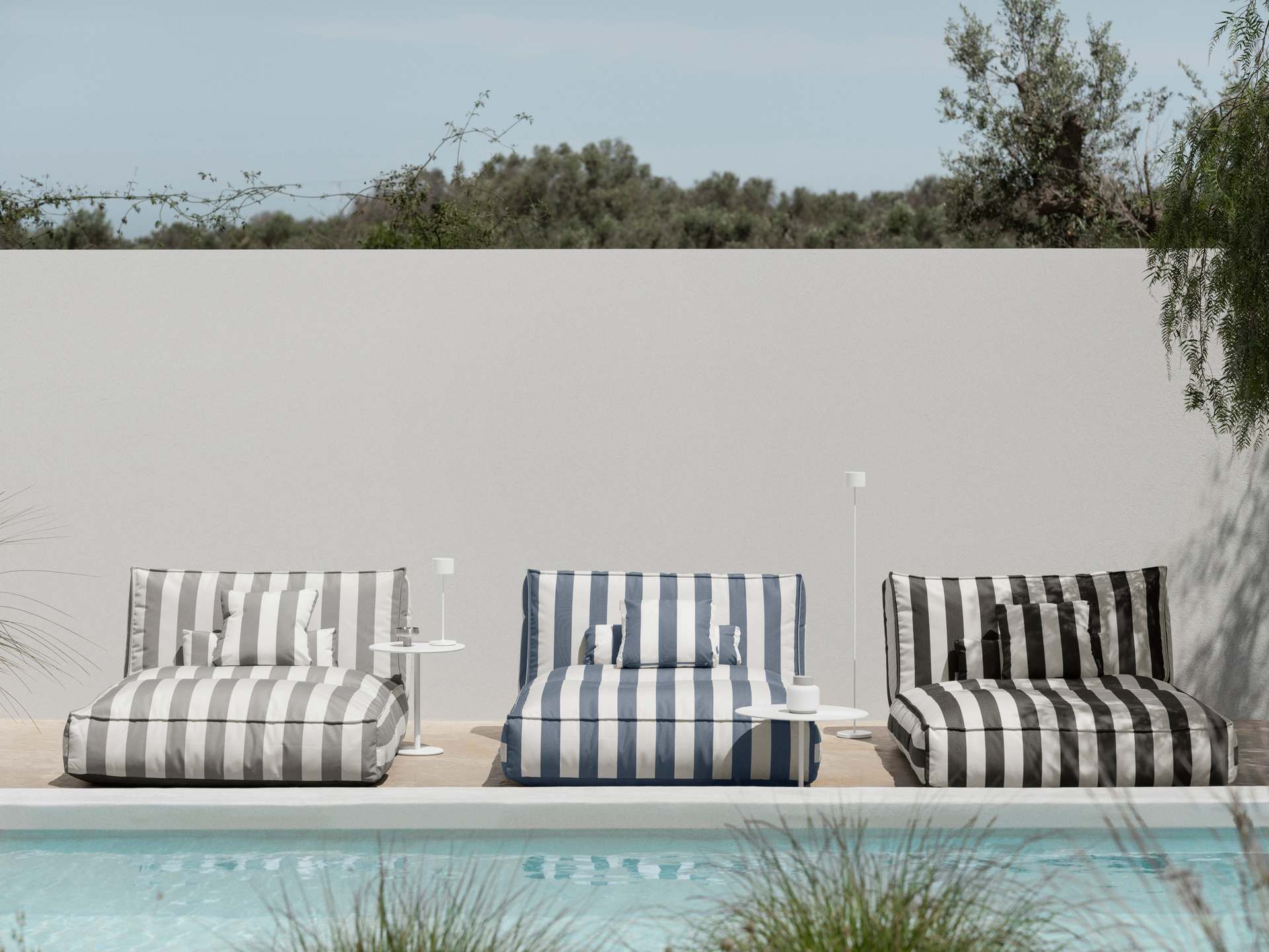 Outdoor Bett STAY Duck Green/Lily White