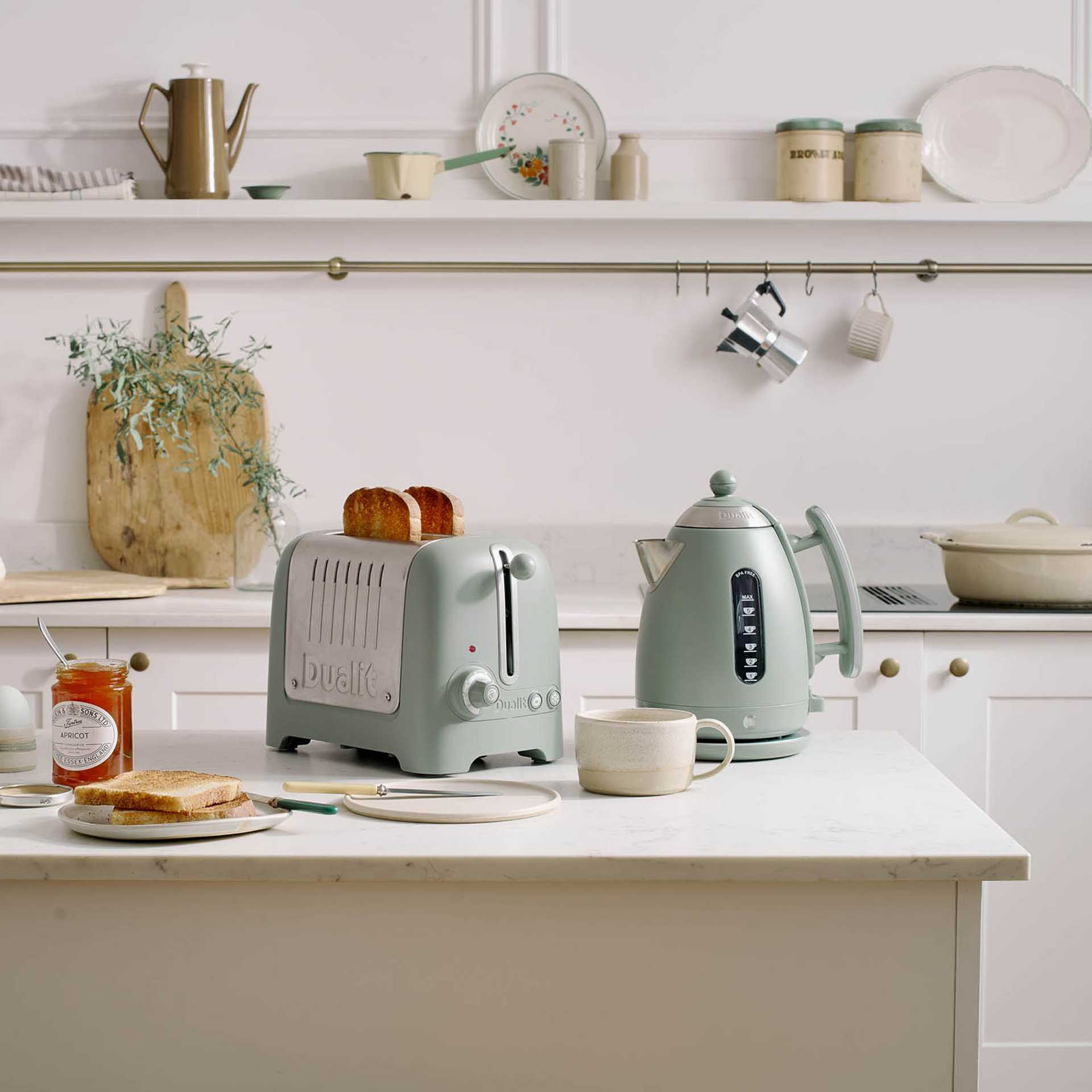 Lite Toaster 2-Scheibenschlitz Salbei