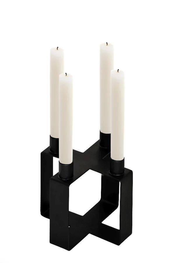 Frame mattschwarzer Kerzenhalter - nordischs Design Frame mattschwarzer Kerzenhalter - nordischs Design