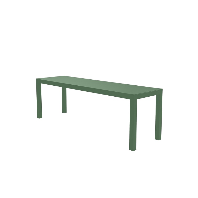 ARIA Garten-Sitzbank 140 cm – Aluminium pulverbeschichtet salbei ARIA Garten-Sitzbank 140 cm – Aluminium pulverbeschichtet salbei