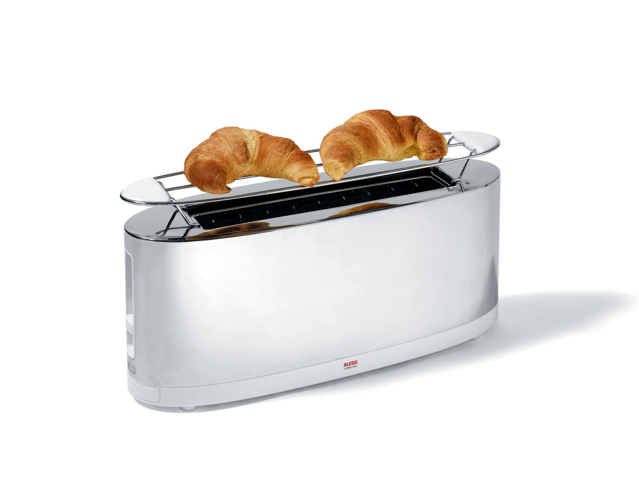 Toaster weiß mit Ständer Toaster weiß mit Ständer