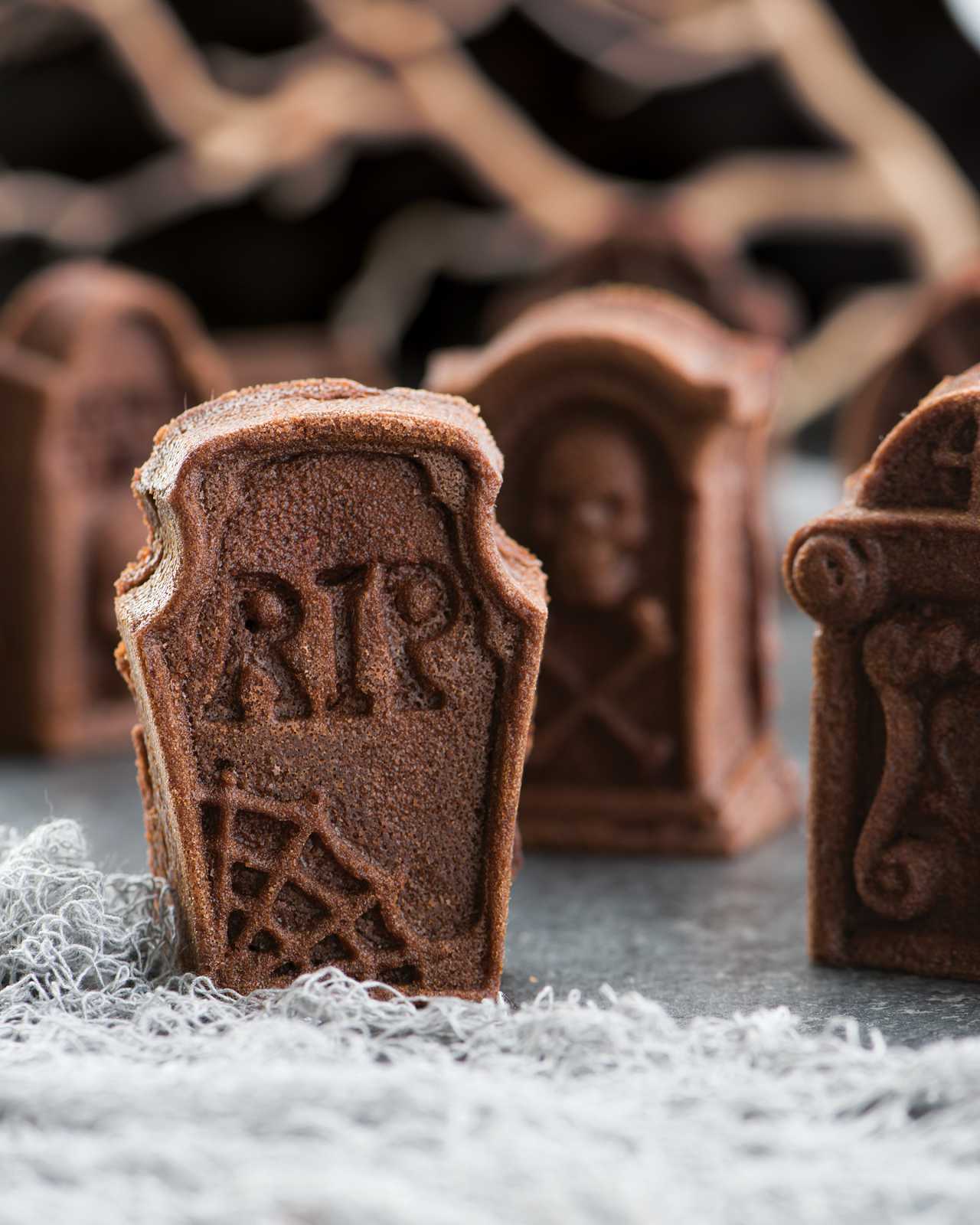 Grabstein Halloween Backform