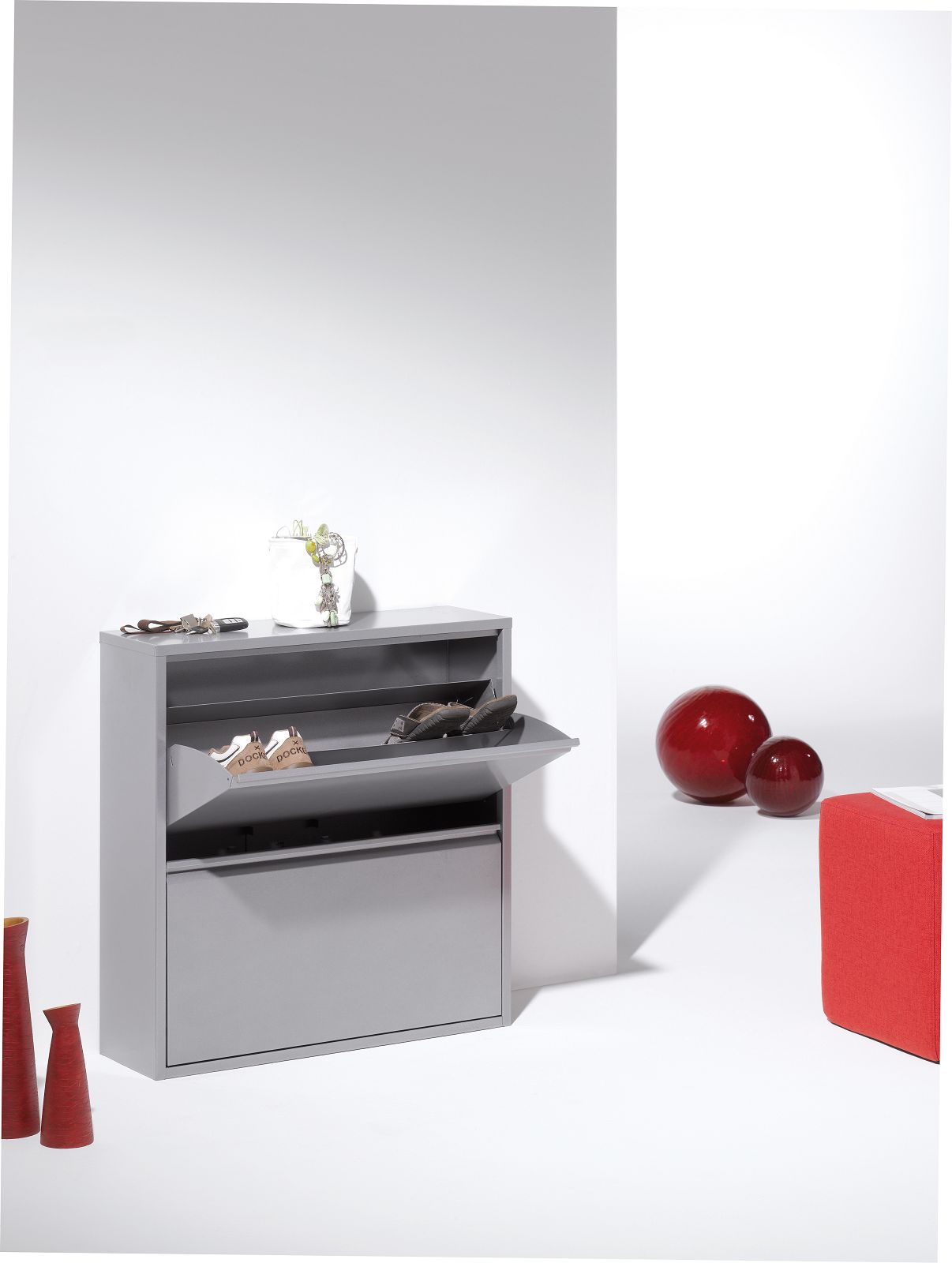 Schuhschrank DOUBLE LARGE 2 Weiß - Sonderpreis Schuhschrank DOUBLE LARGE 2 Weiß - Sonderpreis