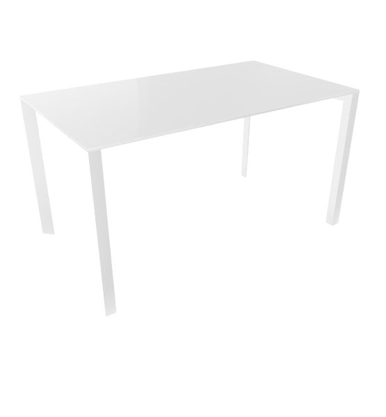 Profilo Konferenztisch 80x140 cm Compactop-Platte Weiß Profilo Konferenztisch 80x140 cm Compactop-Platte Weiß