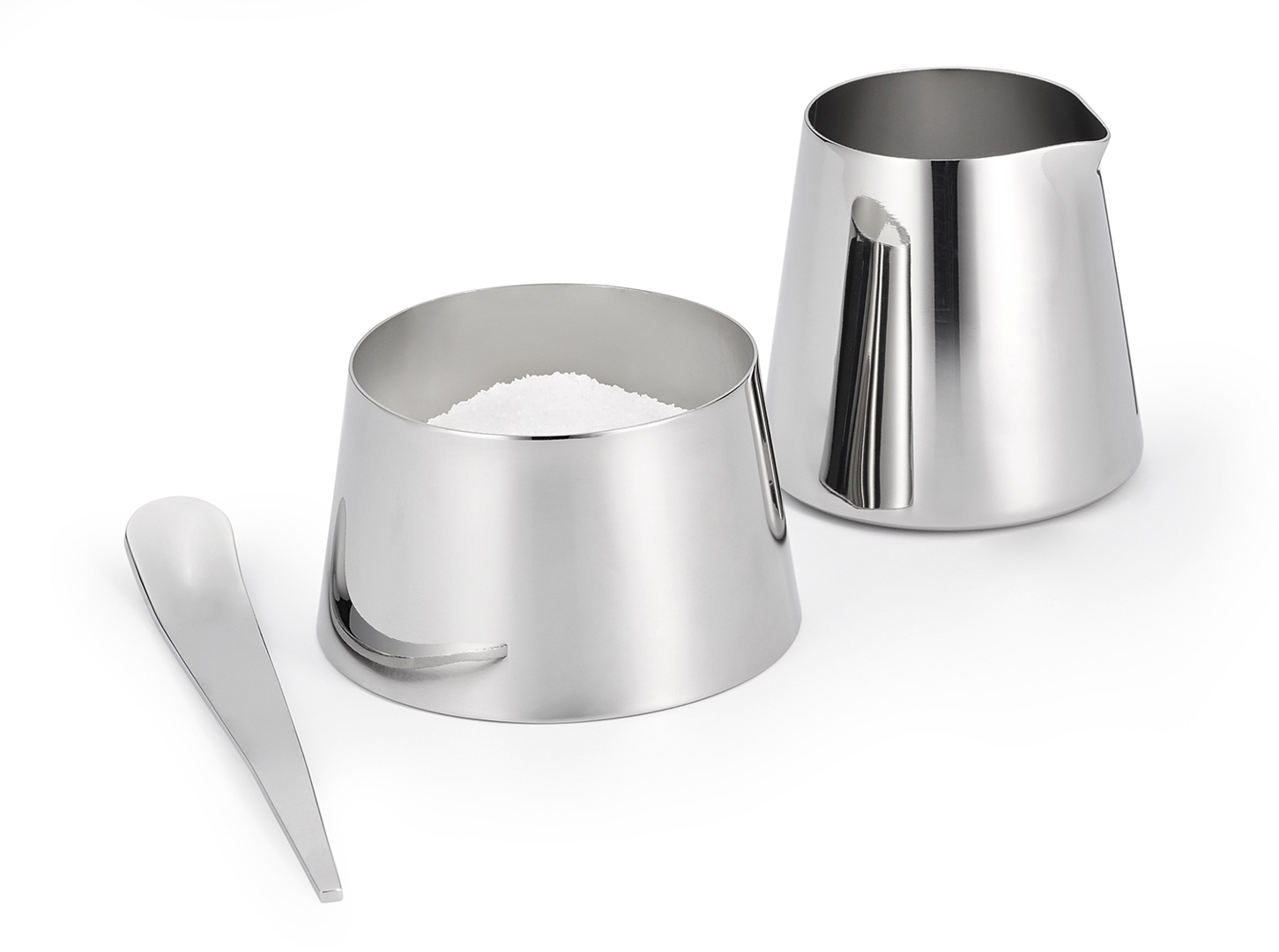 Cream Milch und Zucker Set - Edelstahl