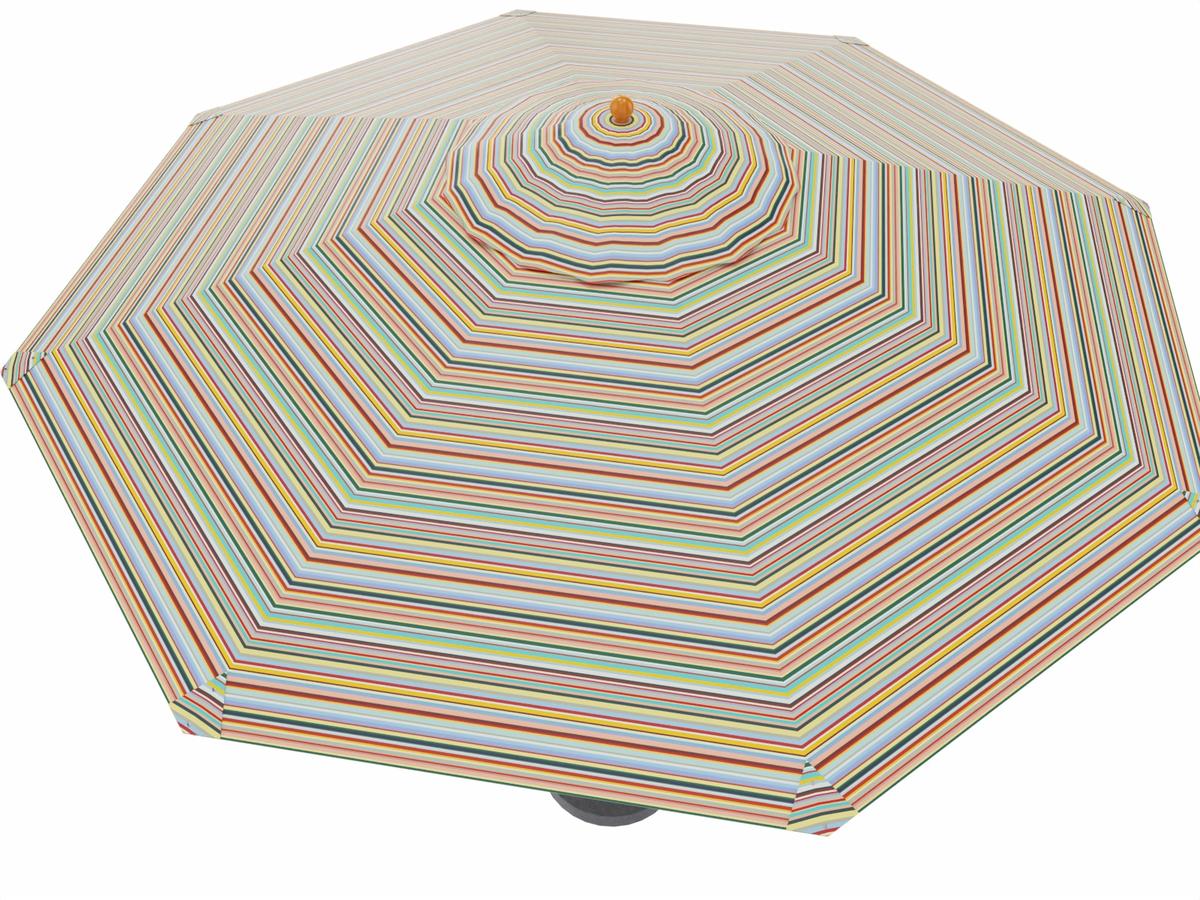 Schirm Klassiker Acryltuch multicolor mini Ø 250 cm, Knickmechanismus & Flaschenzug Schirm Klassiker Acryltuch multicolor mini Ø 250 cm, Knickmechanismus & Flaschenzug