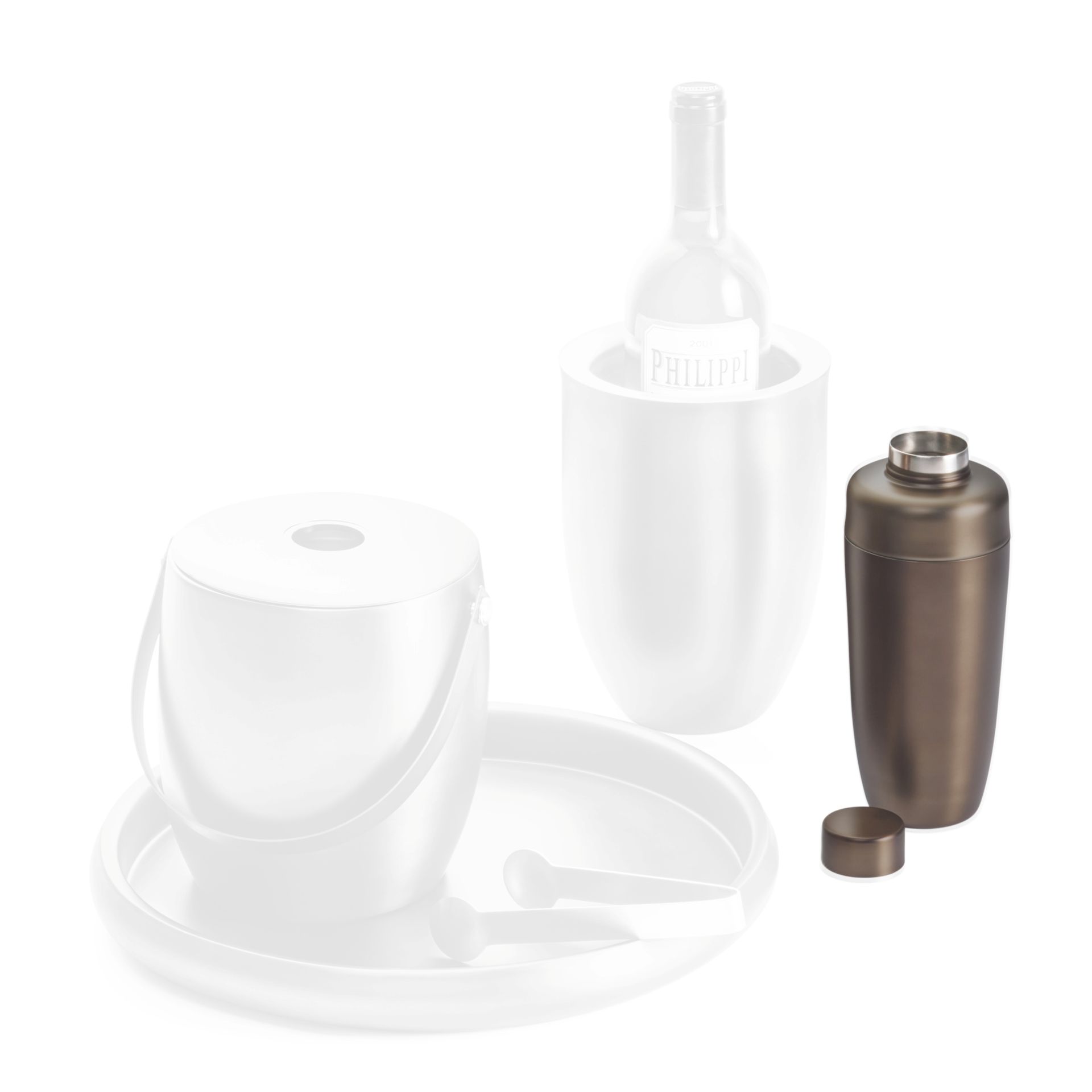 HEMINGWAY Cocktailshaker Edelstahl - ergonomisches Design