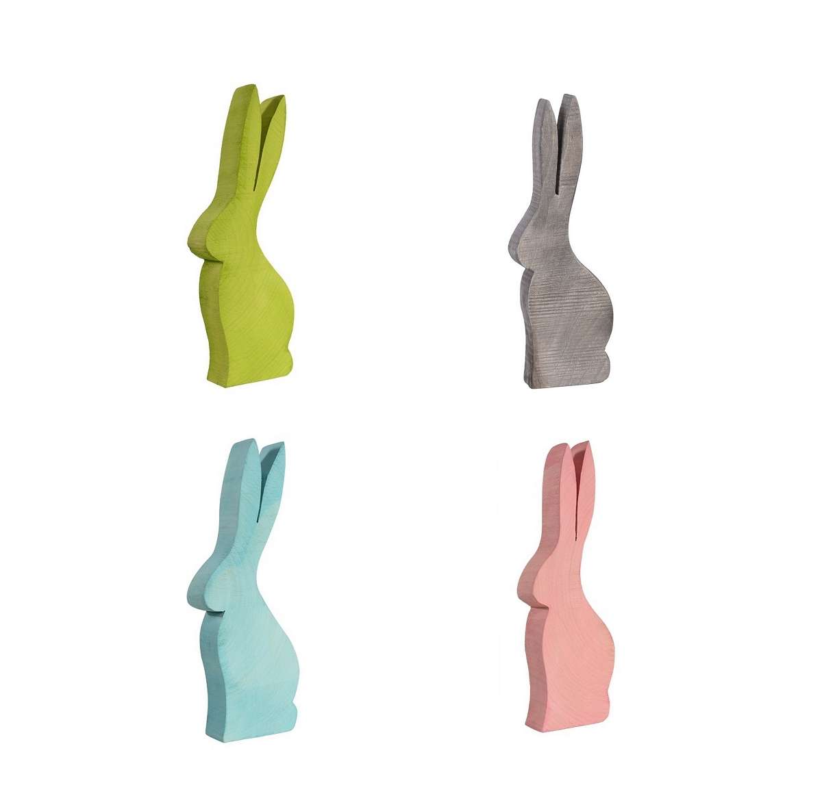 Farbiger Holz Hase Pappel Stefan Farbiger Holz Hase Pappel Stefan