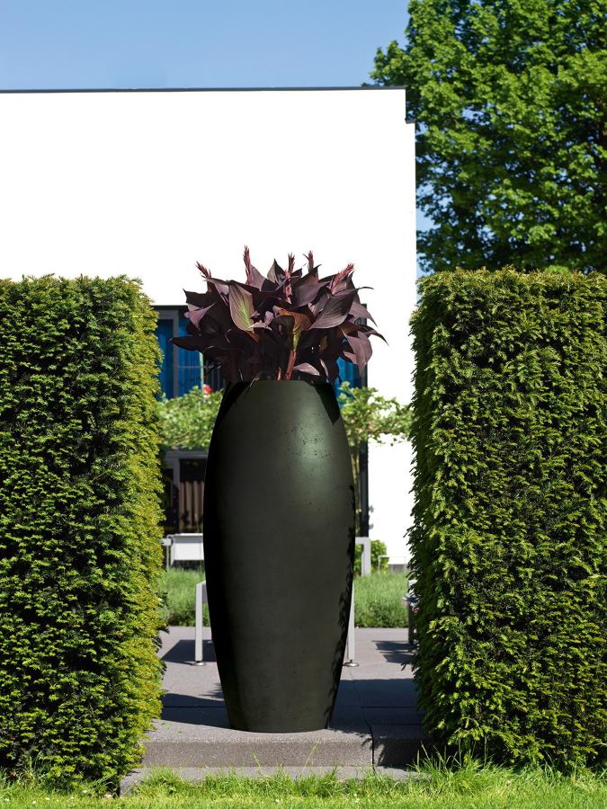 Polystone Essence hoher Pflanzkübel Polystone Essence hoher Pflanzkübel