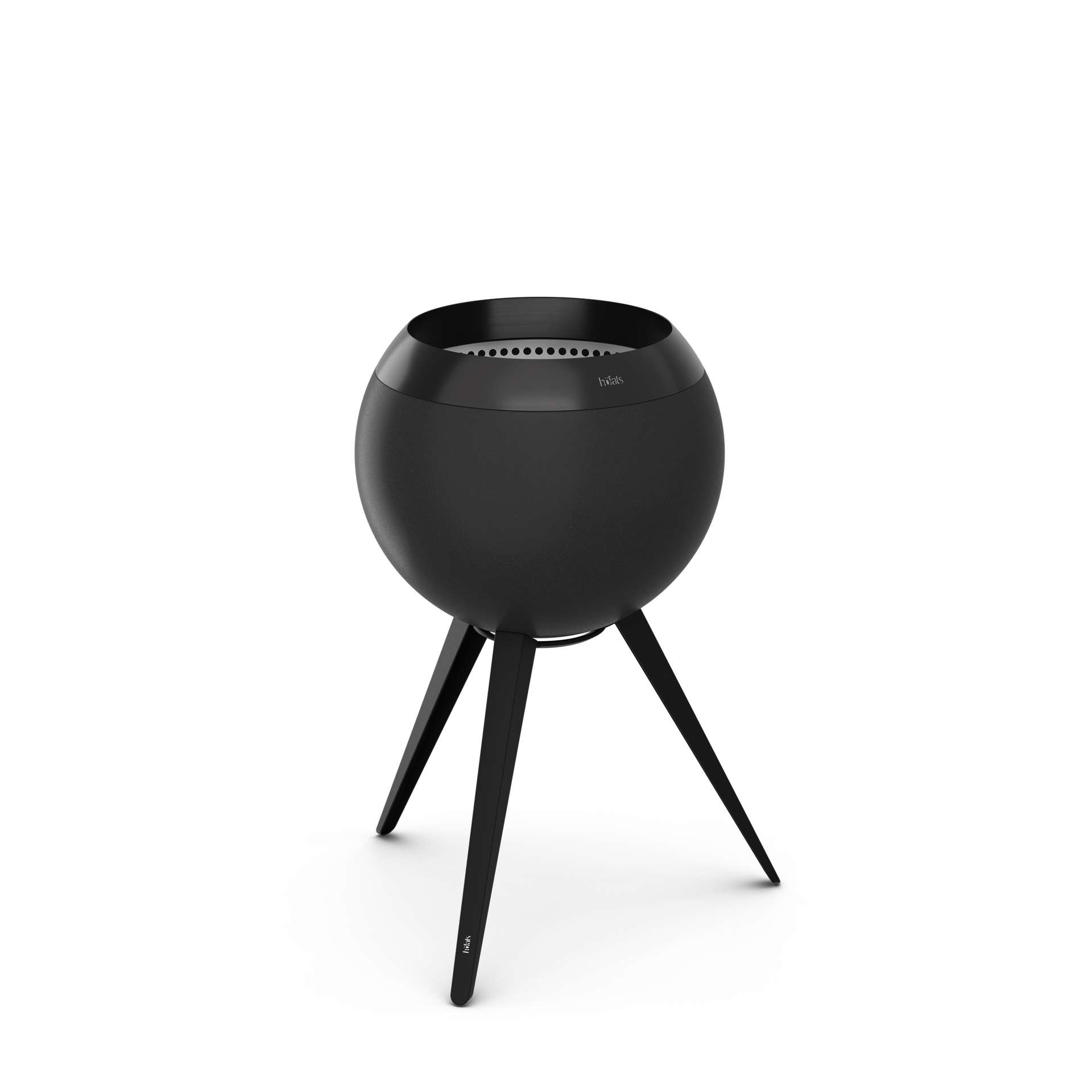 MOON 45 Feuerschale Ø 45 cm All Black / hoch