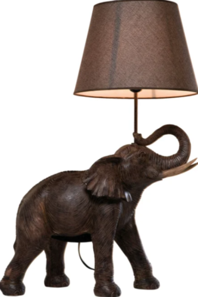 Tischleuchte Elefant Safari 74 cm