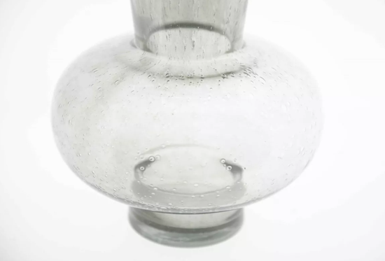 Vase - Modest grey bubbles