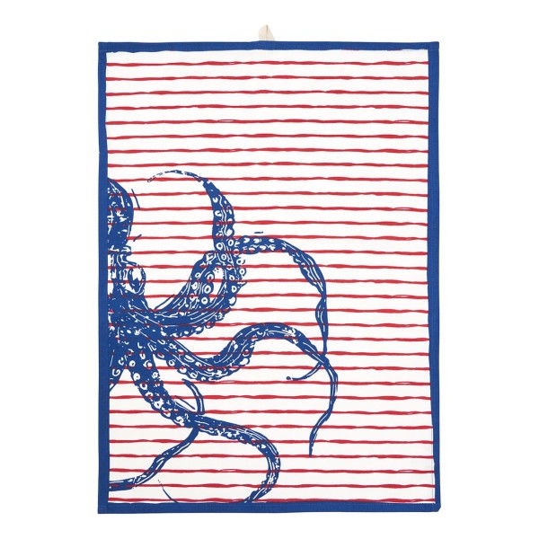 Octopus & Stripes Küchentuch