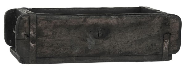 Ziegelform schwarz - dunkles Holz Unikat