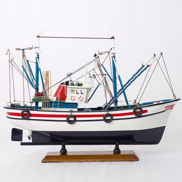 Deko Fischerboot, L: 42cm H: 31cm