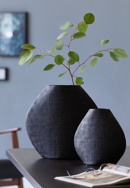 Outback Vase schwarz