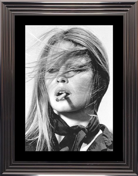 Eingerahmtes Bild B. Bardot 60*80 cm