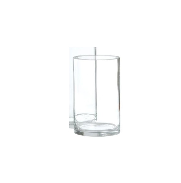 Glas-Zylinder mit Boden H: 28 cm Ø: 15 cm