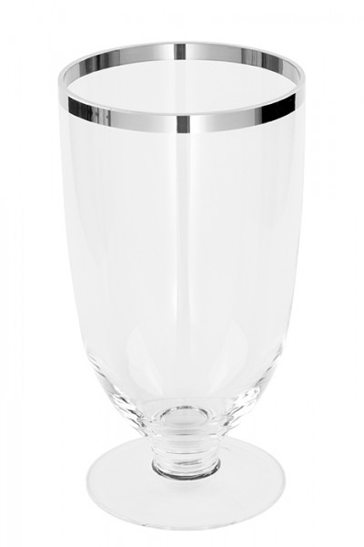 ELITE Windlicht &amp; Vase mit Platinumrand
