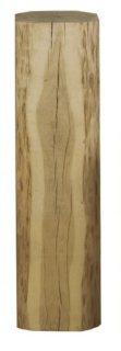 Holz-Säule Eiche natur h 90 cm