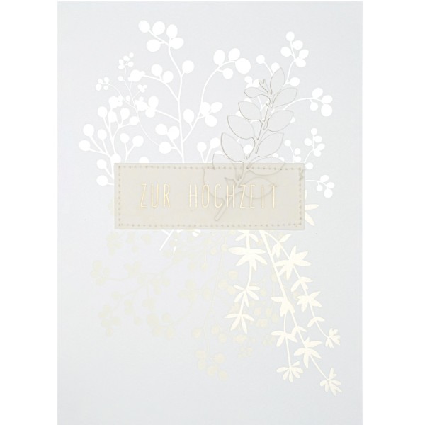 Papierblumenkarte XXL zur Hochzeit