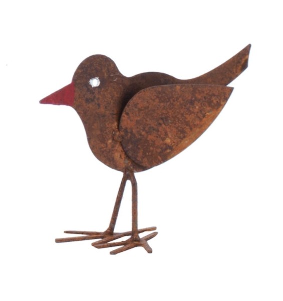 Vogel aus Eisen mit Edelrost