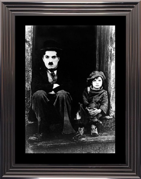 Eingerahmtes Bild Le kid Chaplin 60*80 cm