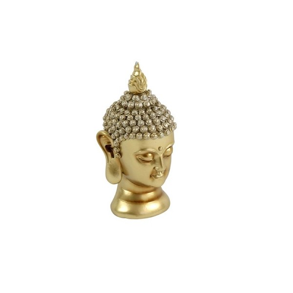 Mystic Buddha Büste, gold - zur Dekoration