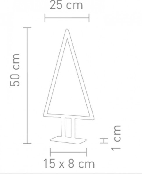 Designleuchte LED Weihnachtsbaum Pine Aluminium
