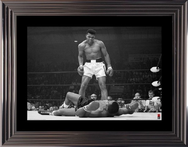 Foto mit Bilderrahmen Muhammad Ali FIN 60*80 cm